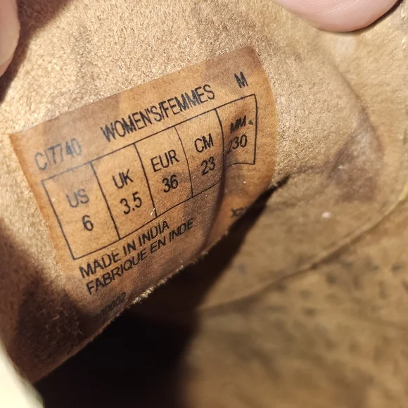 NWT Cobb Hill Bailee Brown Leather Sneaker 6 Lace Up Perforated CI7740 - Picture 11 of 12